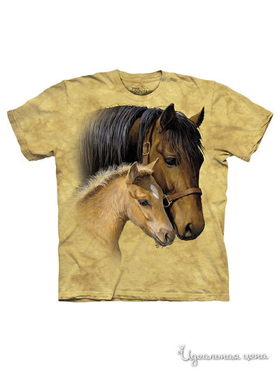 Футболка Mountain, цвет бежевый