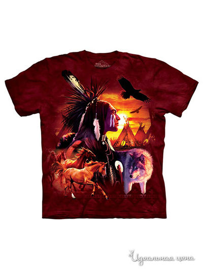 Футболка Mountain, цвет сиреневый