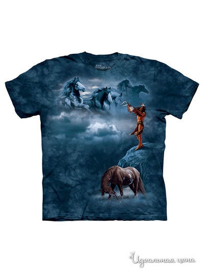 Футболка Mountain, цвет синий