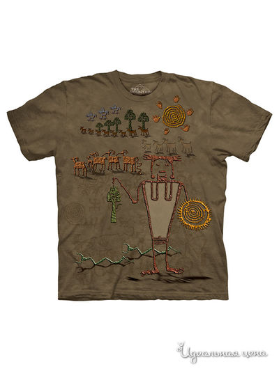 Футболка Mountain, цвет хаки