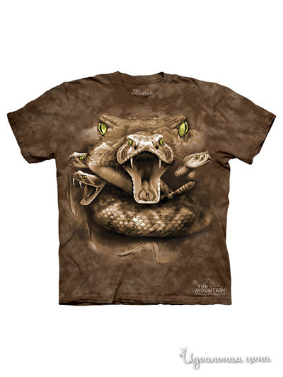 Футболка Mountain, цвет коричневый