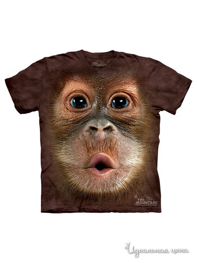 Футболка Mountain, цвет коричневый