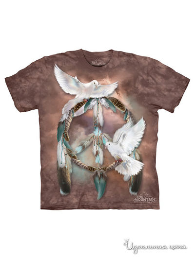 Футболка Mountain, цвет коричневый