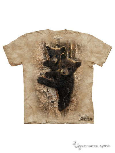 Футболка Mountain, цвет бежевый