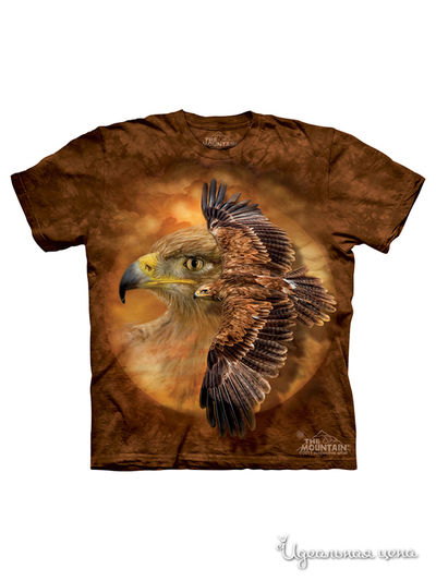 Футболка Mountain, цвет коричневый
