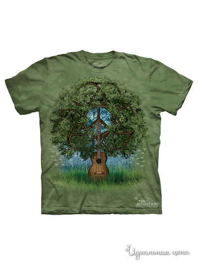 Футболка Mountain, цвет зеленый