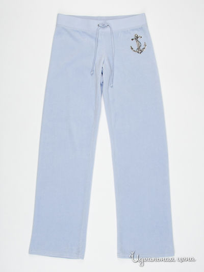 Брюки Juicy Couture, цвет голубой