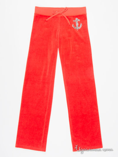 Брюки Juicy Couture, цвет красный