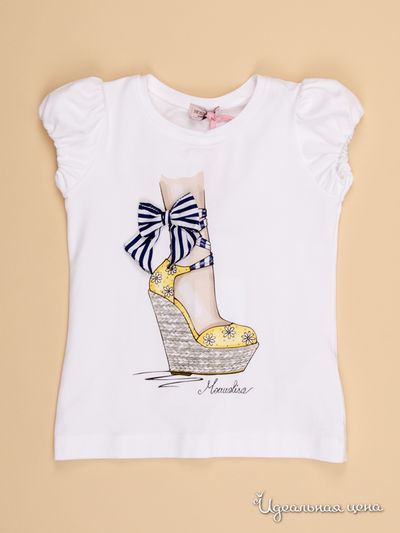 Футболка Monnalisa, цвет белый