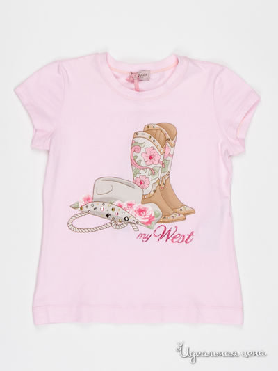 Футболка Monnalisa, цвет розовый