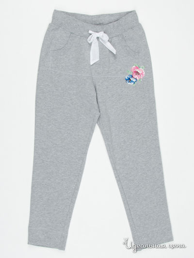 Брюки Monnalisa, цвет серый