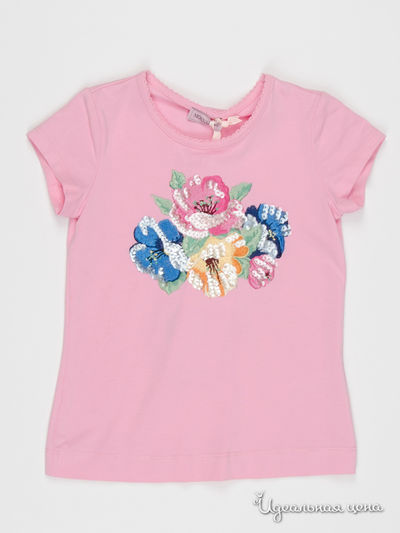 Футболка Monnalisa, цвет белый