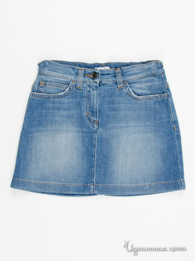 Юбка Dolce & Gabbana Kids, цвет голубой