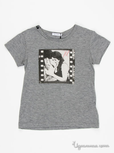 Футболка Dolce & Gabbana Kids, цвет серый