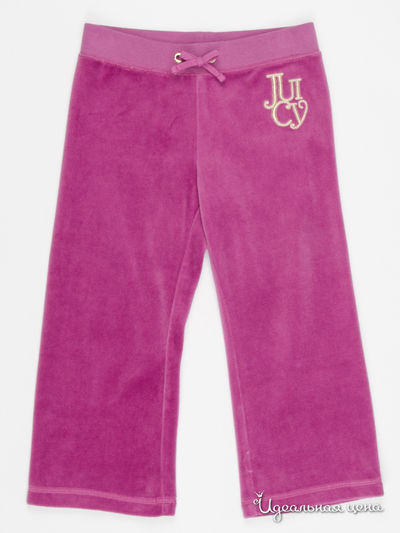 Брюки Juicy Couture, цвет розовый