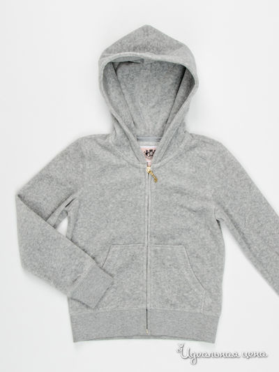 Толстовка Juicy Couture, цвет серый