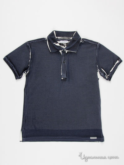 Рубашка-поло Dolce & Gabbana Kids, цвет синий