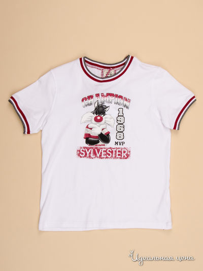 Футболка Monnalisa, цвет белый