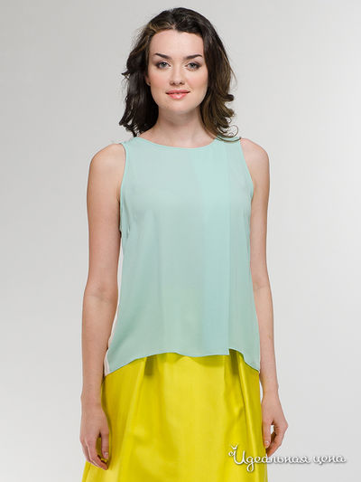 Блуза By Malene Birger, цвет зеленый, кремовый