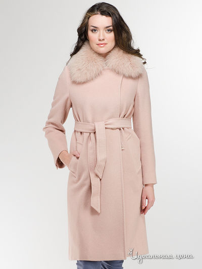 Пальто Max Mara, цвет светло-розовый