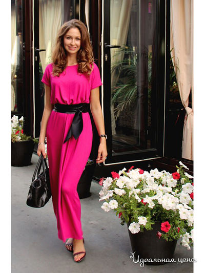 Платье Elena Fedel, цвет розовый
