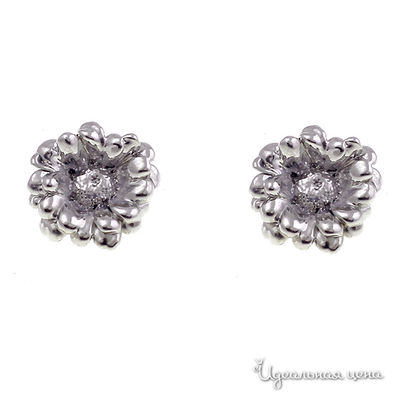 Пуссеты Ester Bijoux, цвет серебряный