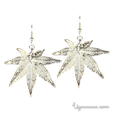 Серьги Ester Bijoux, цвет серебристый