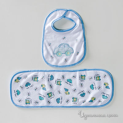 Слюнявчик Liliput, цвет цвет голубой