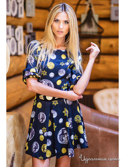 Платье SK-House, цвет темно-синий