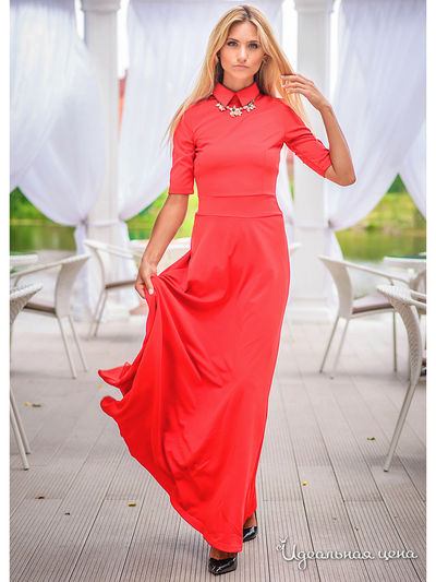 Платье SK-House, цвет красный