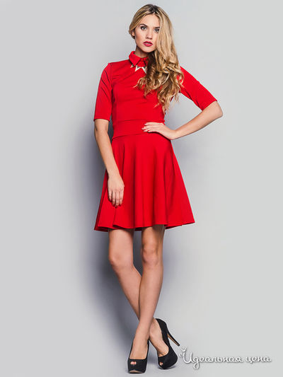Платье SK-House, цвет красный