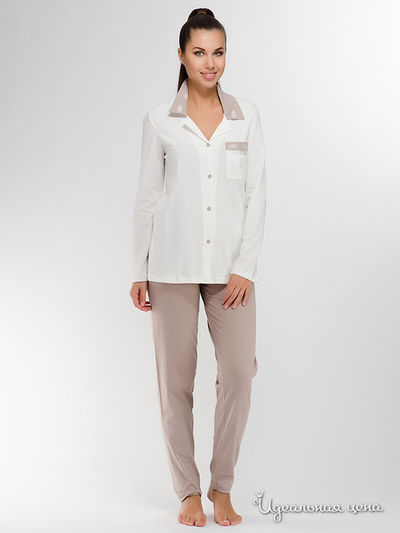 Пижама Lunatica, цвет молочный, бежевый