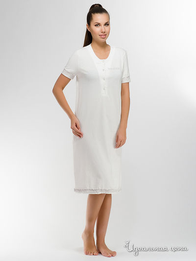 Сорочка Lunatica, цвет молочный,  серый