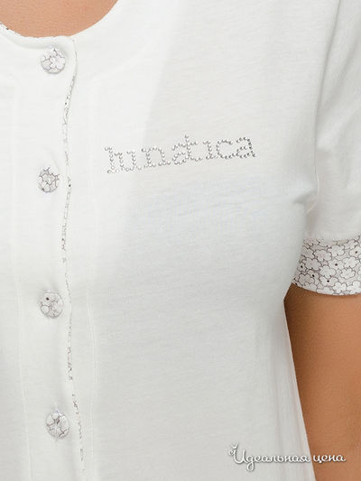 Сорочка Lunatica, цвет молочный,  серый