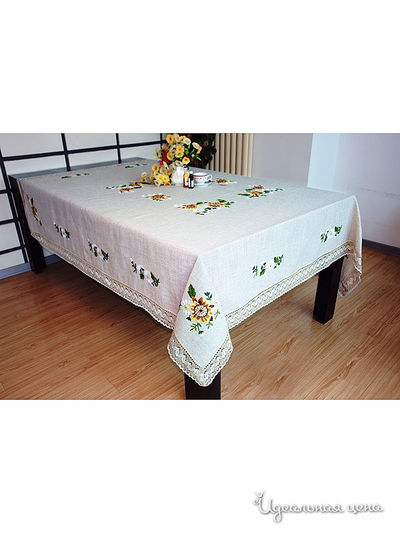 Скатерть, 150х180 см Valtery, цвет белый