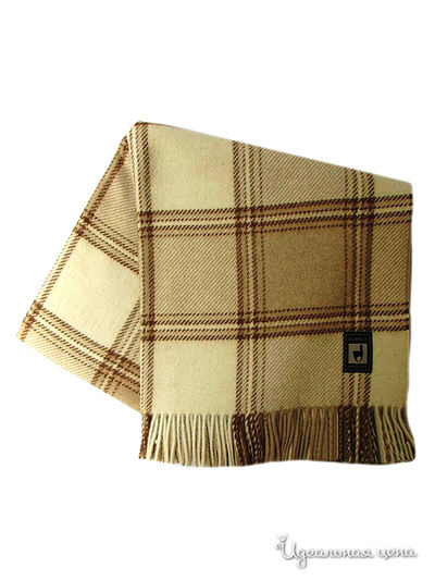 Плед, 150х200 см Valtery, цвет коричневый, бежевый