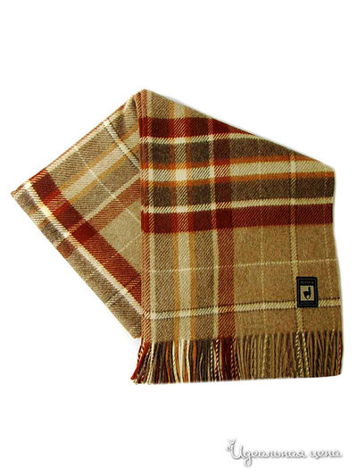 Плед, 150х200 см Valtery, цвет коричневый, бежевый