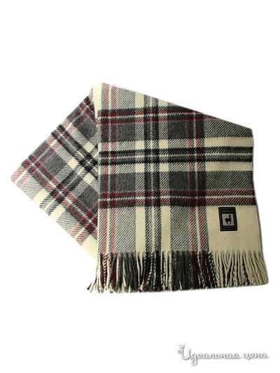 Плед, 150х200 см Valtery, цвет серый, молочный