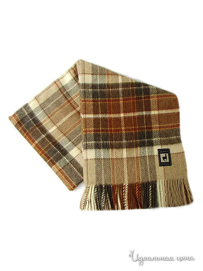 Плед, 150х200 см Valtery, цвет коричневый, бежевый