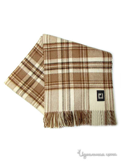 Плед, 170х210 см Valtery, цвет коричневый, бежевый