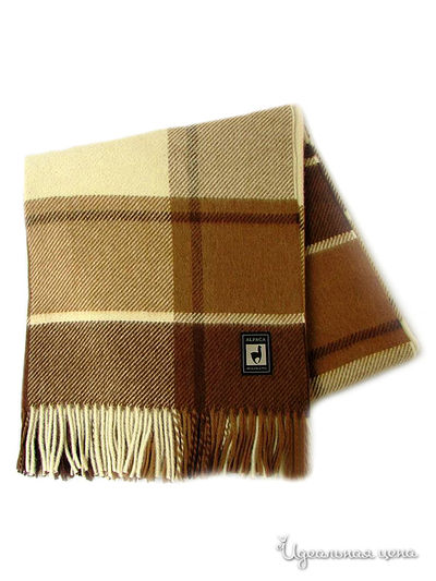 Плед, 170х210 см Valtery, цвет коричневый, бежевый