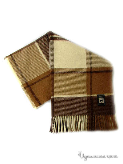 Плед, 170х210 см Valtery, цвет коричневый, бежевый