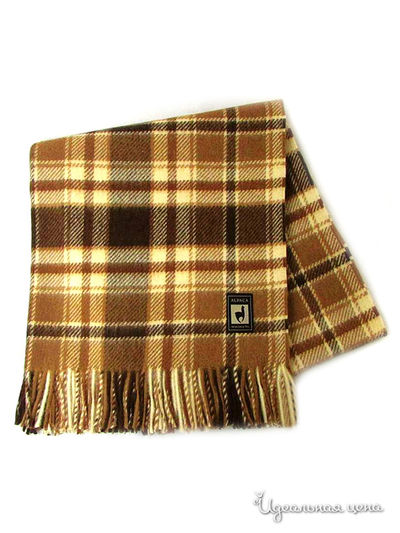 Плед, 170х210 см Valtery, цвет коричневый, бежевый