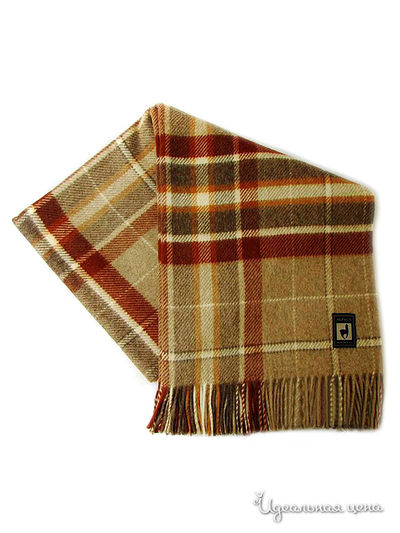 Плед, 170х210 см Valtery, цвет коричневый, бежевый