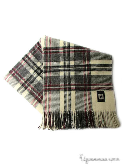 Плед, 170х210 см Valtery, цвет серый, молочный