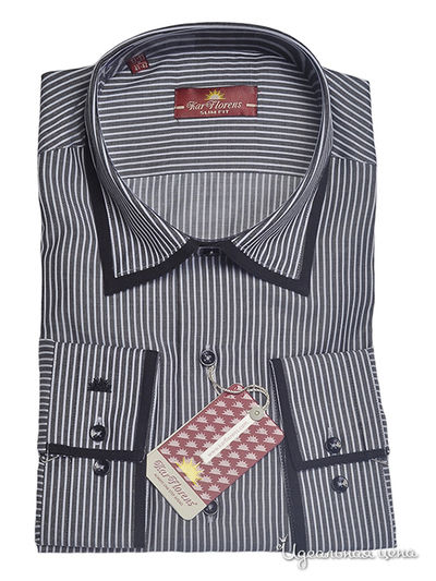 Сорочка Karflorens, цвет темно-серый