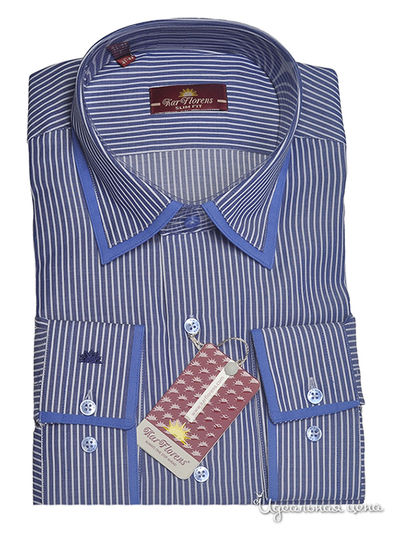 Рубашка Karflorens, цвет темно-синий