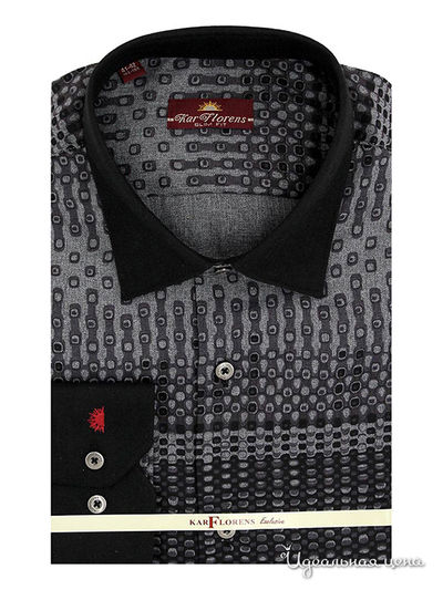 Сорочка Karflorens, цвет серый, черный