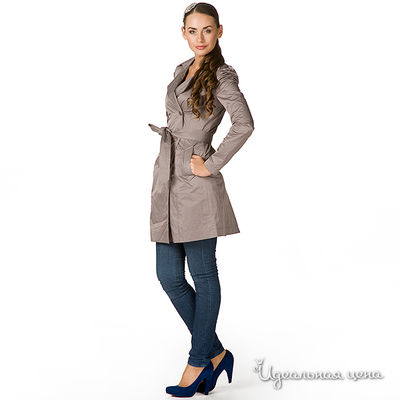 Плащ French Fries, цвет цвет серый