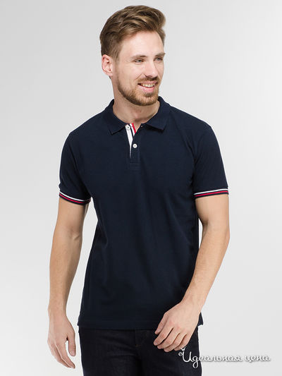 Поло GF Ferre, цвет темно-синий